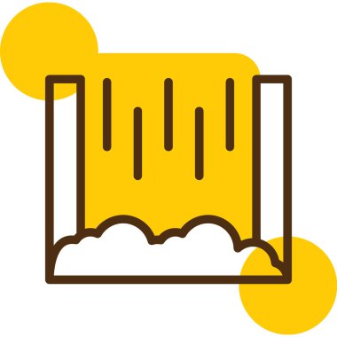 Çikolata. Web simgesi basit illüstrasyon