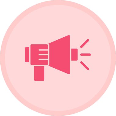 megafonun vektör illüstrasyonu