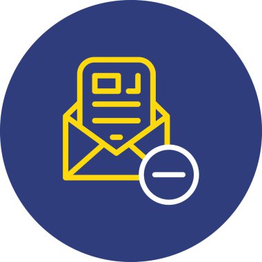 Zarf. Web simgesi basit illüstrasyon