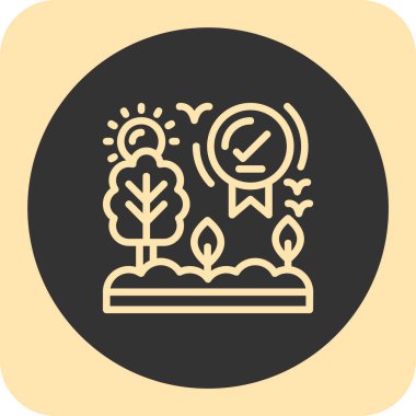 Çiçekli bir ağacın vektör çizimi