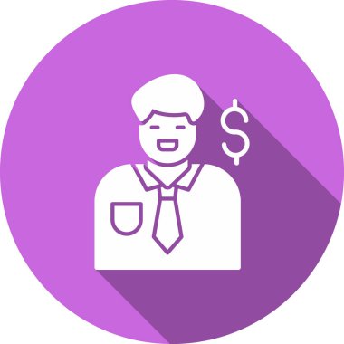 İş. Web simgesi basit illüstrasyon