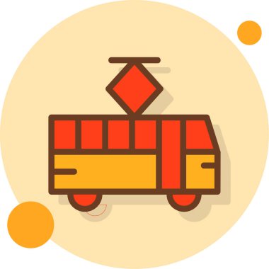 ulaşım yolu simgesi, vektör illüstrasyonu