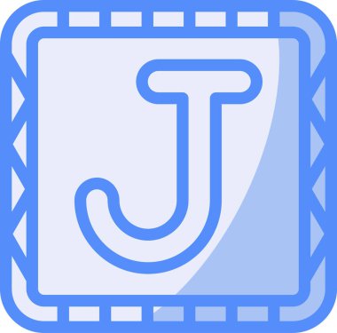 J. Web simgesi basit tasarım