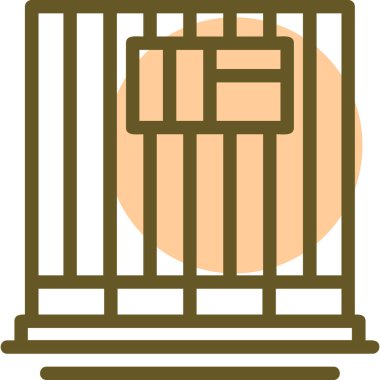 çit ağ simgesi vektörü