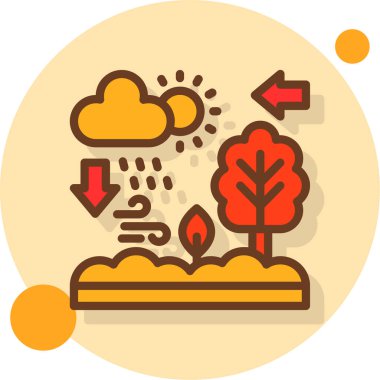 hava durumu web vektör simgesi