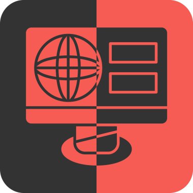 genel ağ vektör simgesi