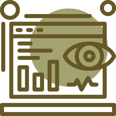 veri merkezi simgesi vektör illüstrasyonu