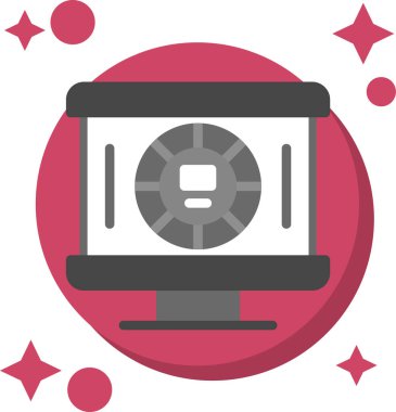 dizüstü bilgisayar simgesi, vektör illüstrasyonu