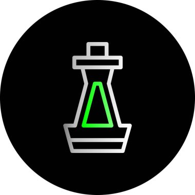 Benzersiz yağ şişesi vektör simgesi