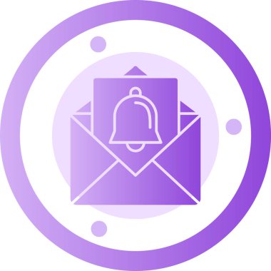 mail icon, vector illustration simple design