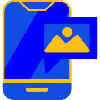 - Telefon. Web simgesi basit illüstrasyon