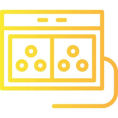 Web renk simgesi. Vektör çizim