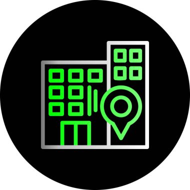 konum belirleyici simgesi, vektör illüstrasyonu