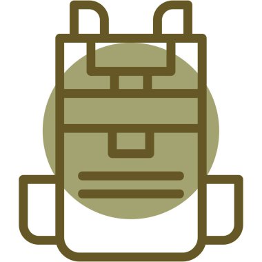 Bir poşet kahve makinesinin vektör çizimi