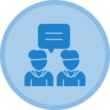 konuşma simgesi vektör illüstrasyonu