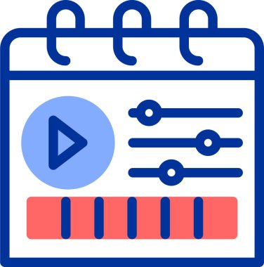 Doldurulmuş müzik simgesi - taslak biçimi