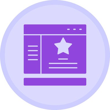 Web simgesi, vektör illüstrasyonu