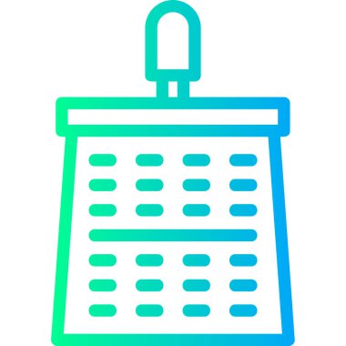 Takvim simgesi vektör illüstrasyonu