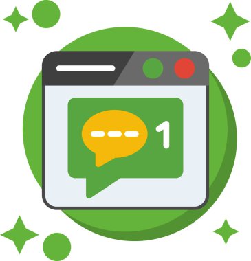 metin iletisi vektör illüstrasyon tasarımı ile konuşma balonu