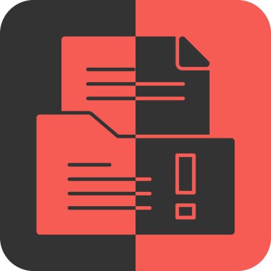 belge simgesi, vektör çizimi