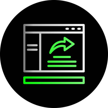 seo modern simgesinin vektör illüstrasyonu