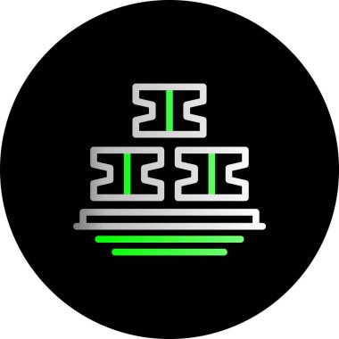 Kek. Web simgesi vektör illüstrasyonu