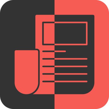 Modern simgenin vektör illüstrasyonu