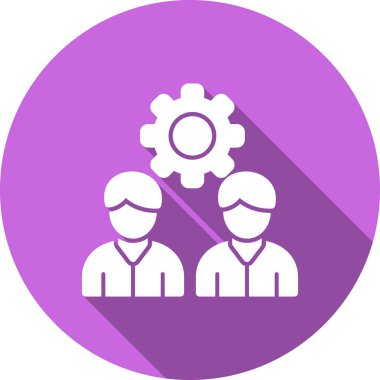 Ekip çalışması simge vektör çizim