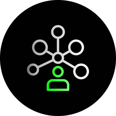 İş ve finans simgesinin vektör illüstrasyonu