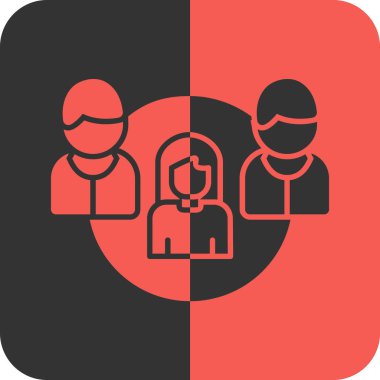 İnsan simgesinin vektör illüstrasyonu