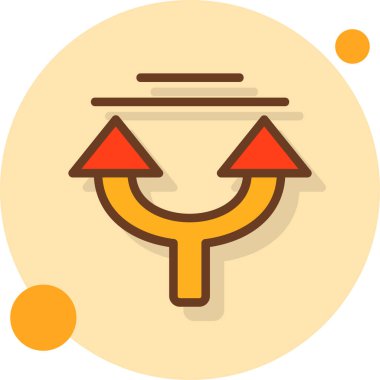 Tek bir izole simgenin vektör illüstrasyonu