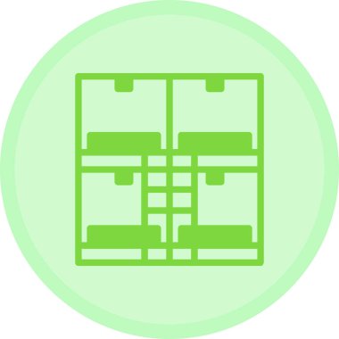 vektör kutusu simgesi, basit illüstrasyon