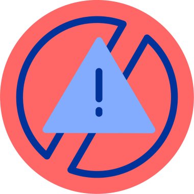 uyarı simgesi, modern vektör illüstrasyonu