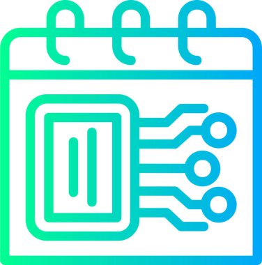 Veri simgesinin vektör illüstrasyonu