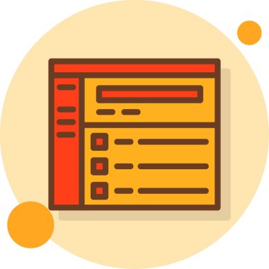 Web tasarım simgesi, vektör illüstrasyonu