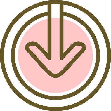 ok simgesinin vektör illüstrasyonu