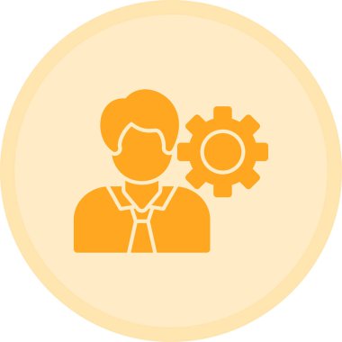 Müşteri servisi. Web simgesi basit tasarım