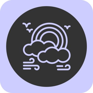 Hava simgesinin vektör illüstrasyonu