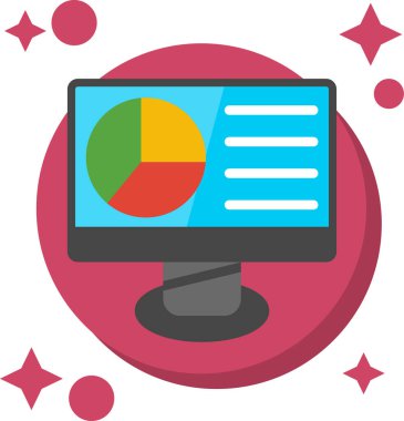 Dizüstü bilgisayar simgesi vektör çizimi