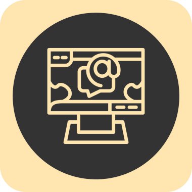 iş web simgesi vektör illüstrasyonu