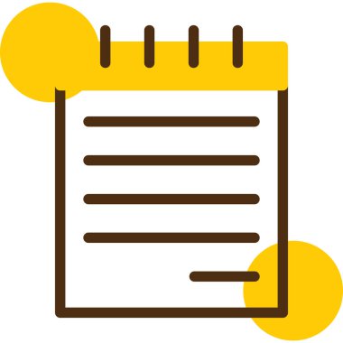 Belge. Web simgesi basit illüstrasyon