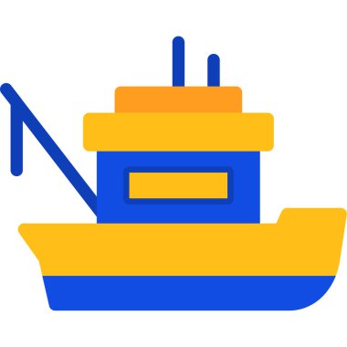 tekne web vektör illüstrasyonu basit simge