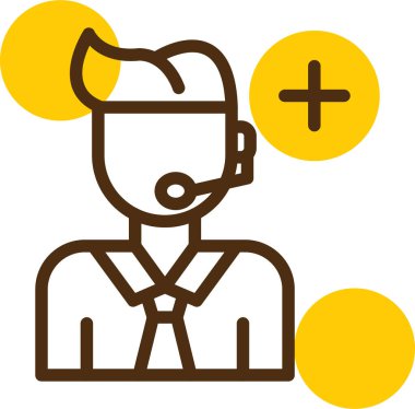 man simgesi vektör illüstrasyonu