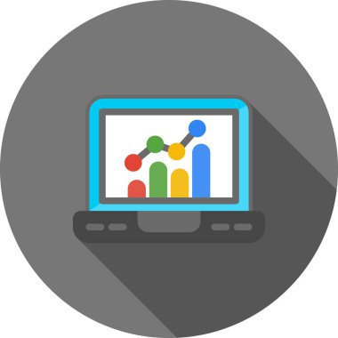 İş simgesi finans kavramının vektör illüstrasyonu