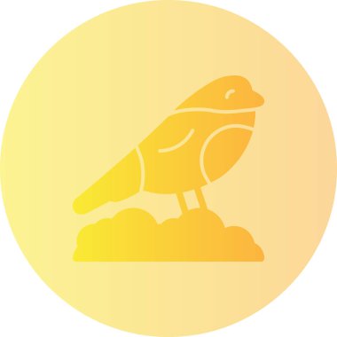 Bir kuşun vektör çizimi