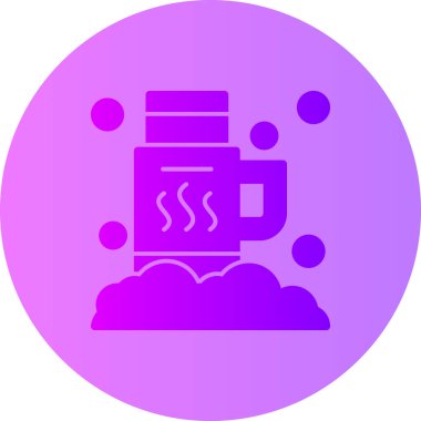 kahve makinesi ikon vektör illüstrasyonu