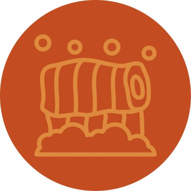 davul kutsal kişilerin resmi, vektör çizim