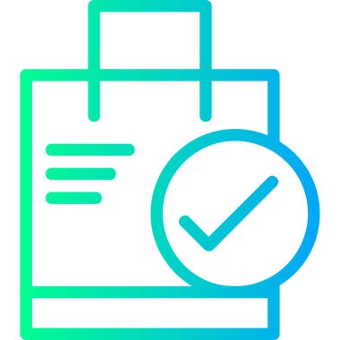 belge simgesi vektör illüstrasyonu