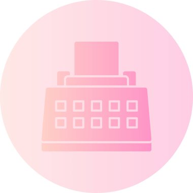 Bina. Web simgesi basit illüstrasyon