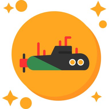 Bir geminin vektör çizimi